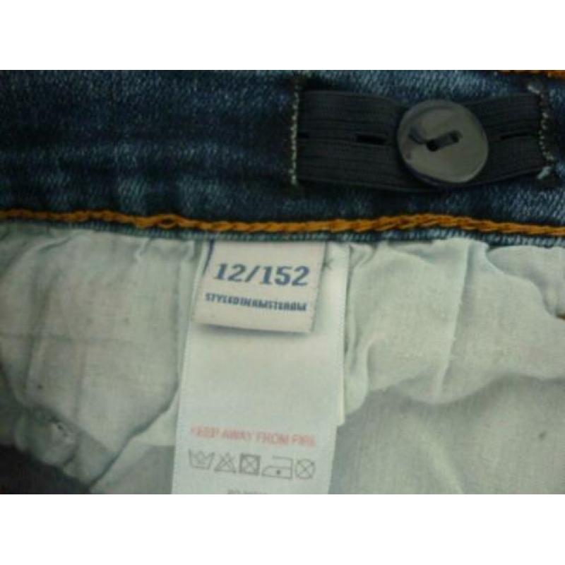 Nik & Nik by Nikkie denim rok rokje blauw maat 152 (12)