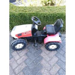 traptraktor met aanhanger