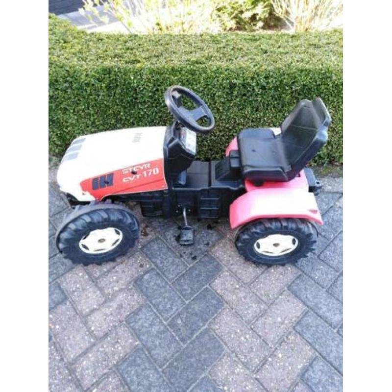 traptraktor met aanhanger