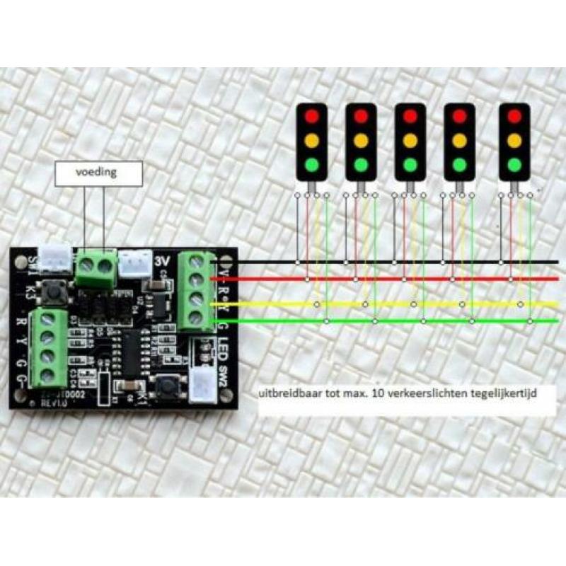 MAOS - Verkeerslichtmodule NL / D voor LED (507)