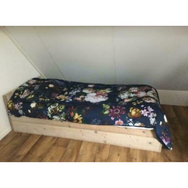 Essenza Fleur dekbedovertrekset donkerblauw eenpersoons