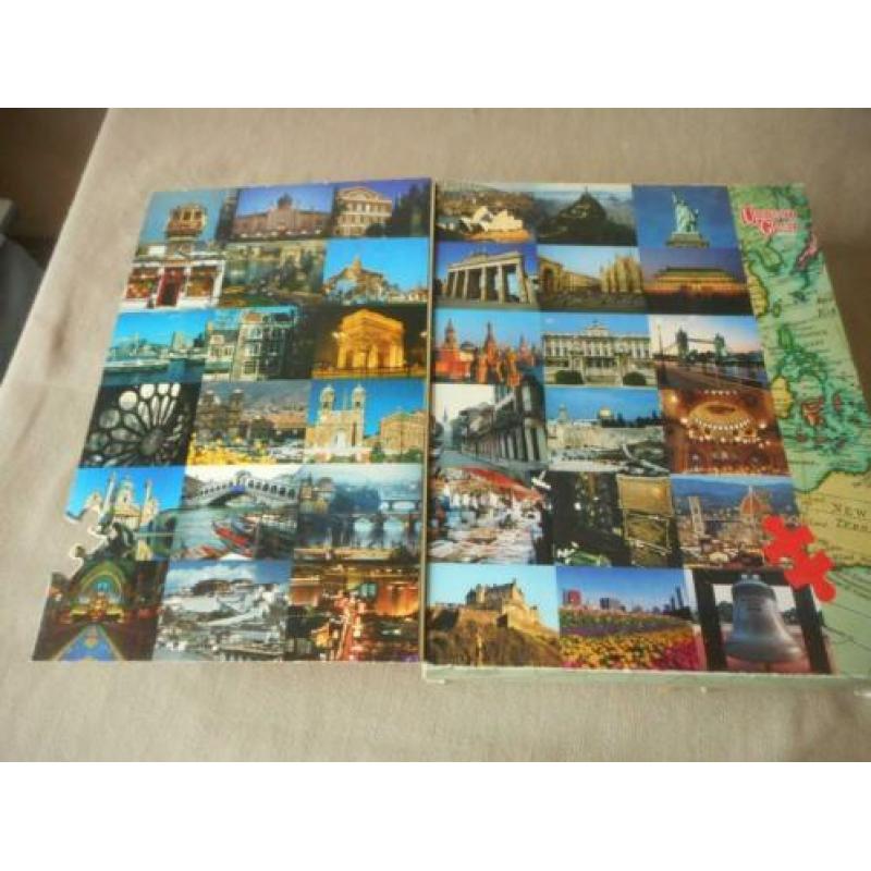 Legpuzzel 1000 stukjes / De 36 mooiste steden ter wereld