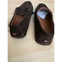 Tommy Hilfiger leren suede loafer/instapper maat: 43 nieuw