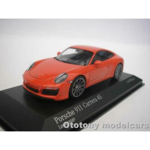 Porsche 911 Carrera 4 S 2016 Oranje 1/43 Minichamps