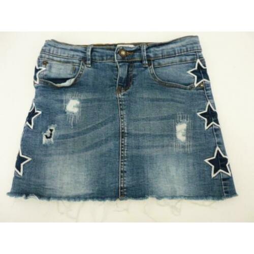 Nik & Nik by Nikkie denim rok rokje blauw maat 152 (12)