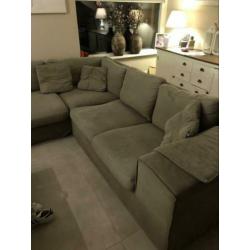 Hoekbank taupe