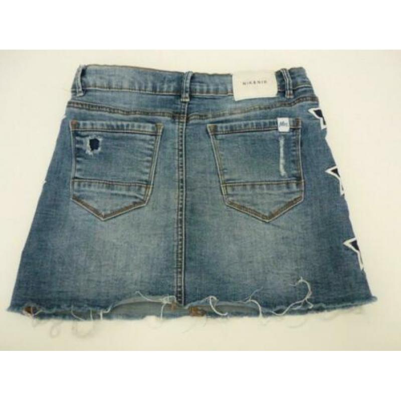 Nik & Nik by Nikkie denim rok rokje blauw maat 152 (12)