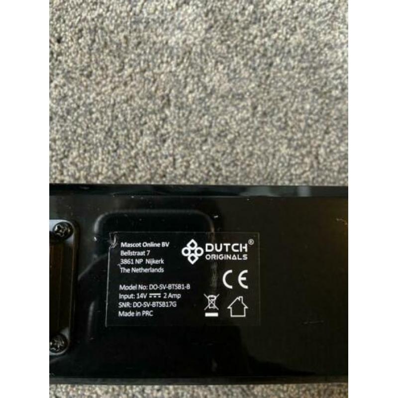 Mooie sound bar van Dutch Originals voor bij de tv/Bluetooth
