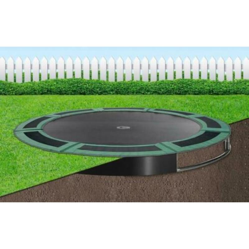 Ingraaf Trampoline Flatground Capital Play Groen 427 cm 446