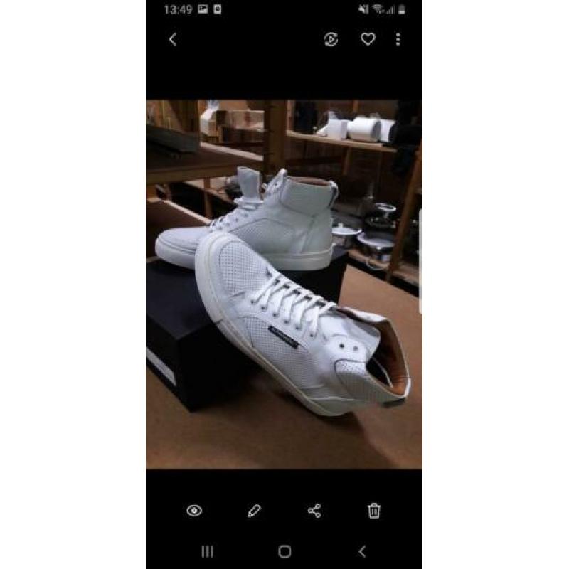 Echte lederen witte schoenen nieuw maat 41-45