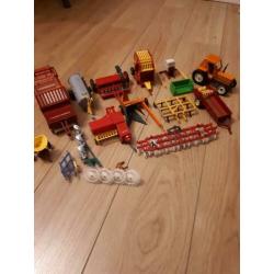 Britains tractor met toebehoren