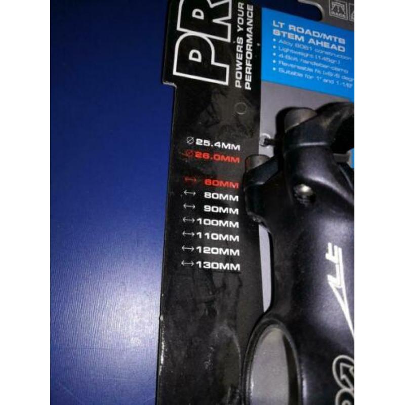 NIEUW PRO LT road/mtb stem ahead