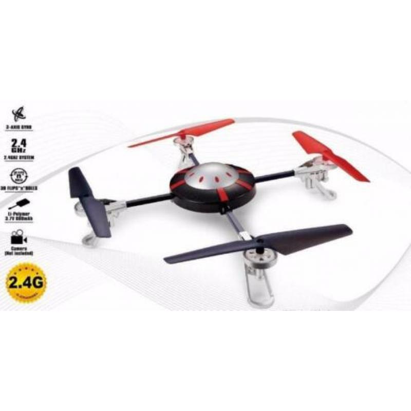 Quadcopter 998-V2 Aerocraft 2.4 GHz 4-kanaals 30cm