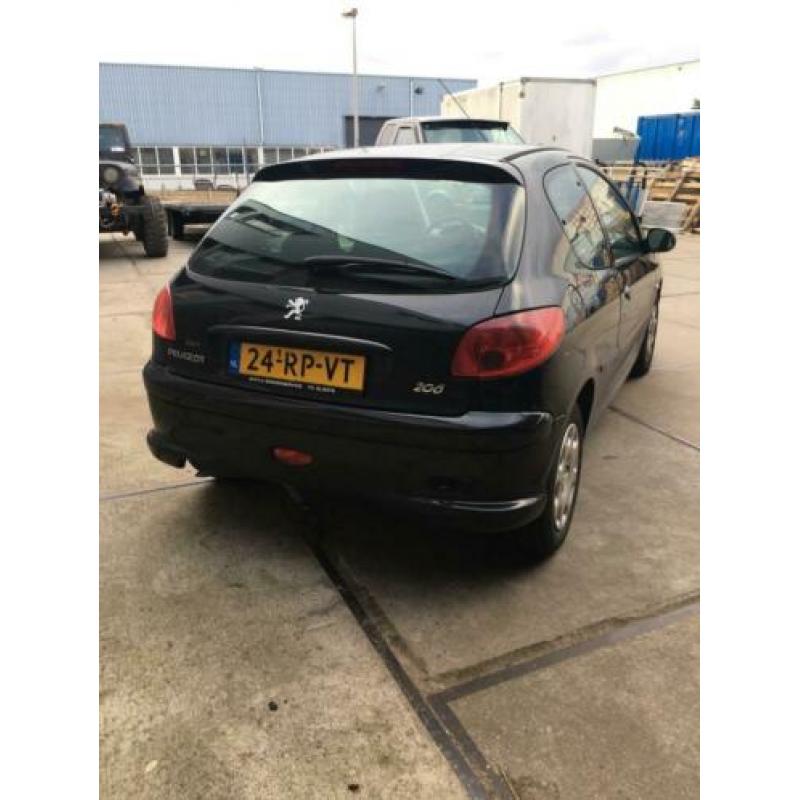 Peugeot 206 1.4 X-line 3D 2005 Zwart