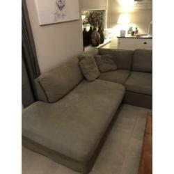 Hoekbank taupe