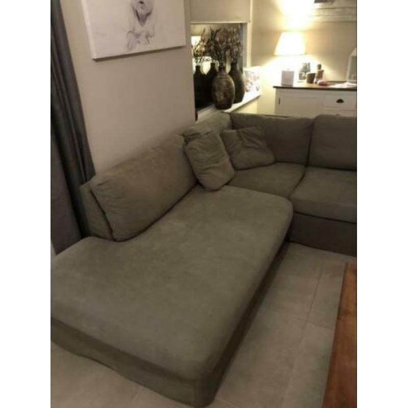 Hoekbank taupe
