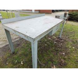 Werkbank alu. blad, lade, Heuer Front bankschroef (a33)15