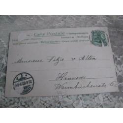 Antieke kaart uit 1902 - Clapsaddle? / kinderen met bloemen