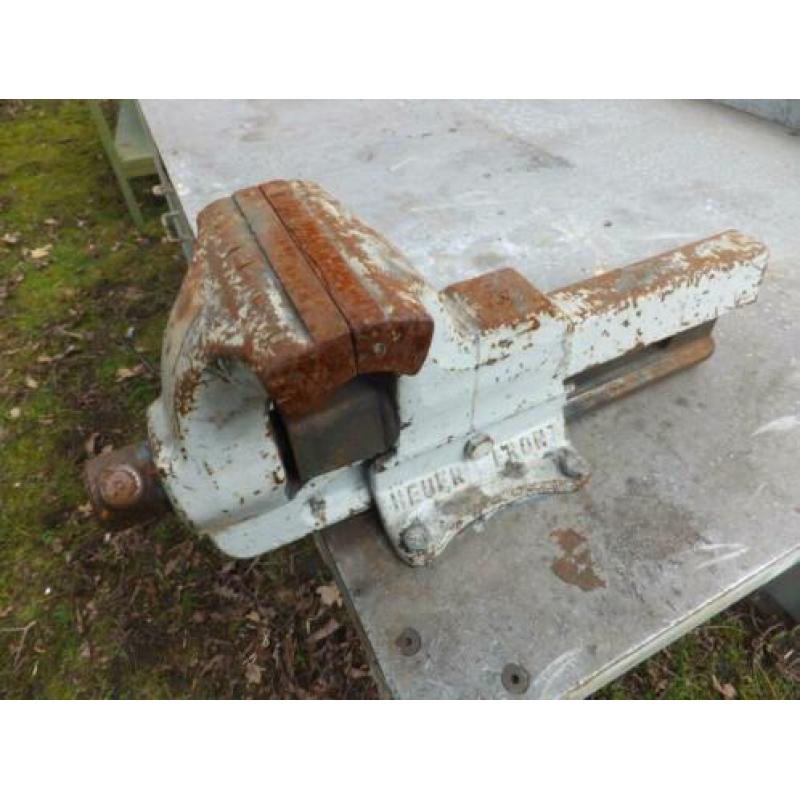 Werkbank alu. blad, lade, Heuer Front bankschroef (a33)15