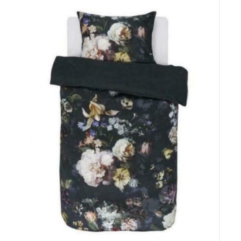 Essenza Fleur dekbedovertrekset donkerblauw eenpersoons