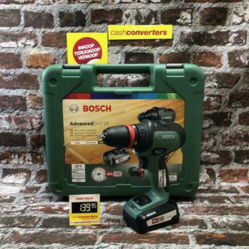 Bosch Advance Drill 18 | in koffer met accessoires, 2x accu