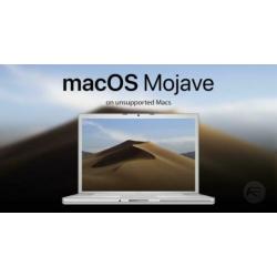MacOS Mojave 10.14.6 op niet ondersteunde Mac via 16GB USB