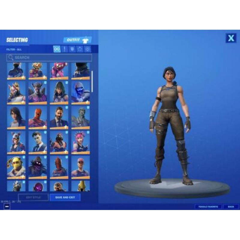 Fortnite acc 140+ skins