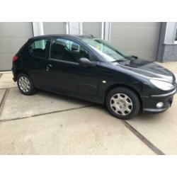 Peugeot 206 1.4 X-line 3D 2005 Zwart