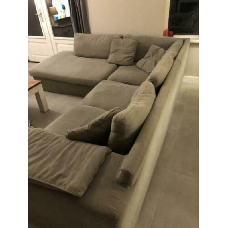 Hoekbank taupe
