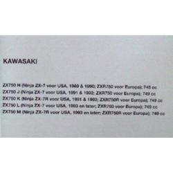 Kawasaki ZX750 + Ninja (Nederlands) gratis verzenden NL + BE