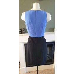 ZGAN lavendel zwart Steps jurk jurkje pencil dress 34 XS