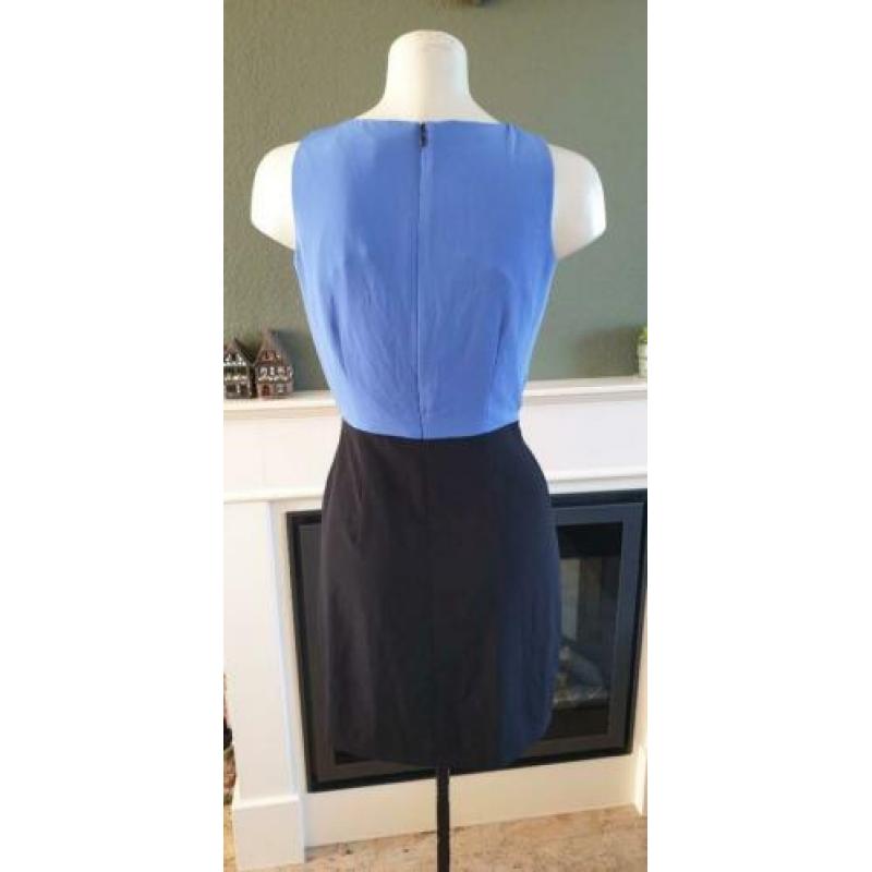 ZGAN lavendel zwart Steps jurk jurkje pencil dress 34 XS