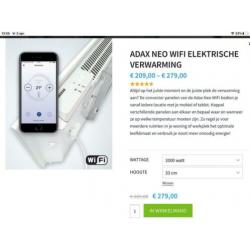 Adax NEO WiFi 2000w