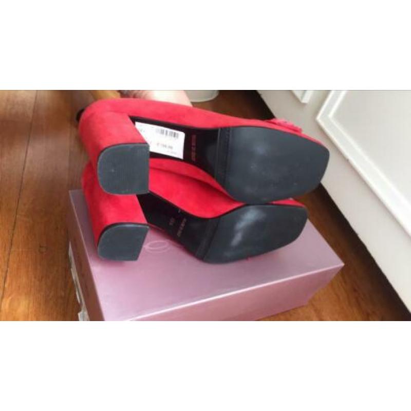 Rode pumps suede evaluna 39