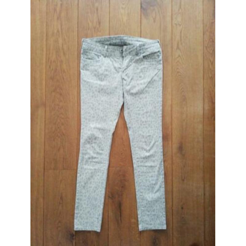 Circle of trust broek Lodi, green leopard, Mt 29