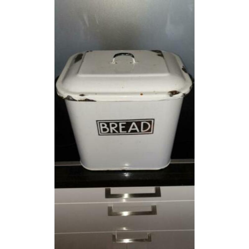 antieke engelse bread bin