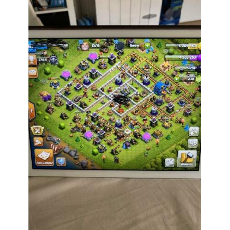 Clash of clans account th12 witte muren en hoge troepen