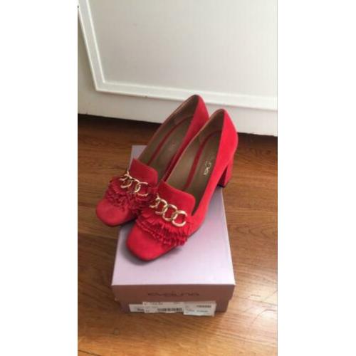 Rode pumps suede evaluna 39