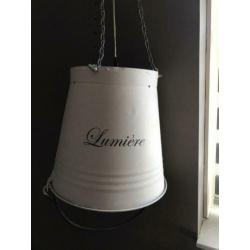 Hanglamp zinken emmer
