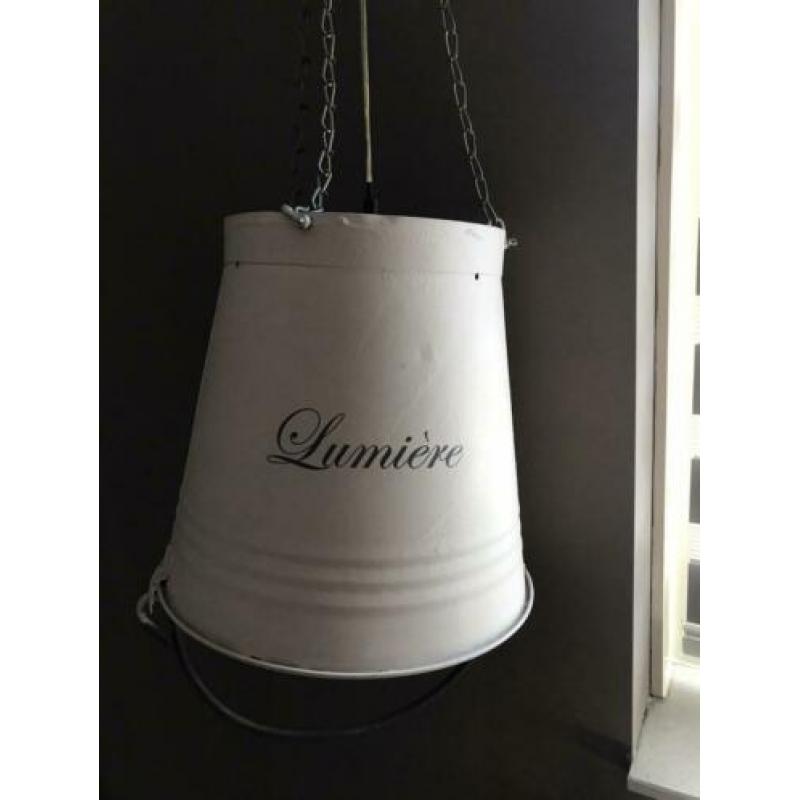 Hanglamp zinken emmer