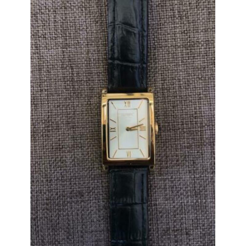 Olympic OL89DDL008 Horloge - Leer - Zwart