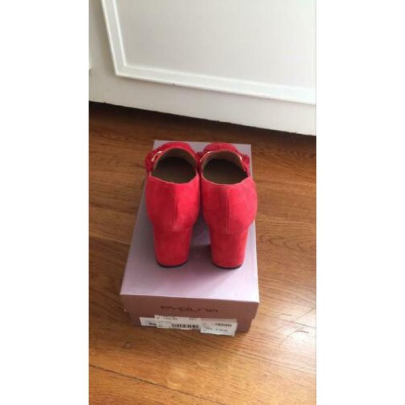 Rode pumps suede evaluna 39