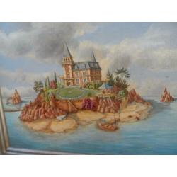 Olieverf schilderij Bart Rietman.