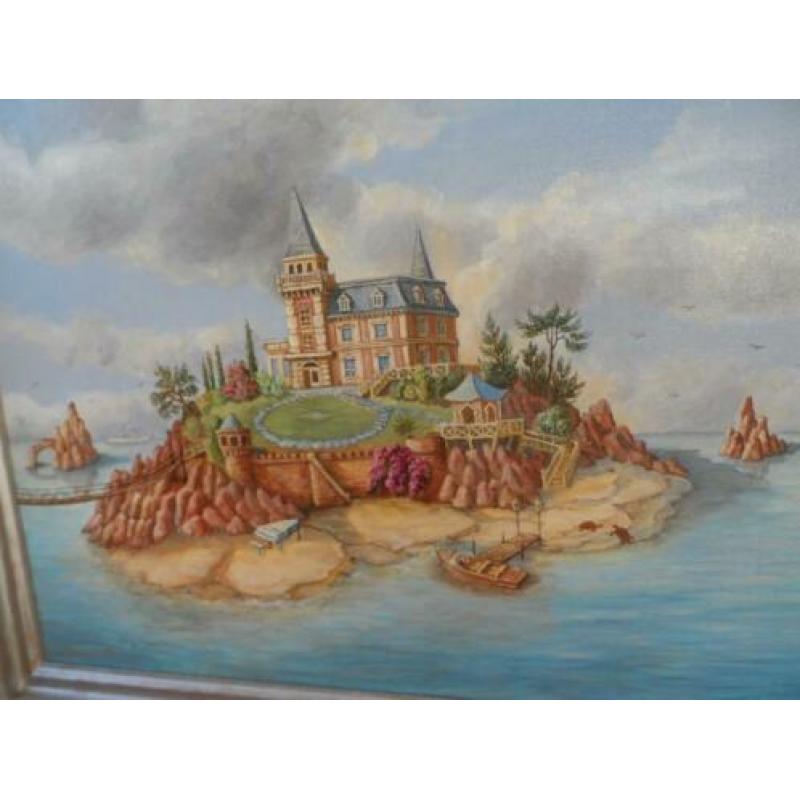 Olieverf schilderij Bart Rietman.