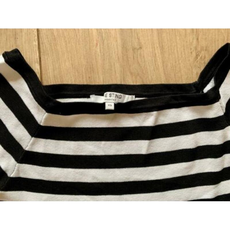 Z.g.a.n. Gestreepte jolie dress jurk van The Sting, maat XS