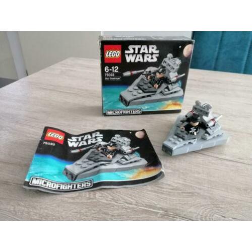 Lego 75033 Star Wars Destroyer compleet en met doos en boekj