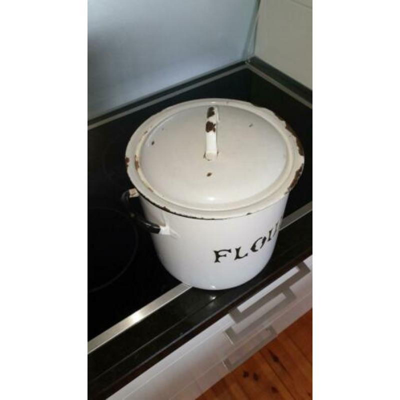 antieke engelse bread bin