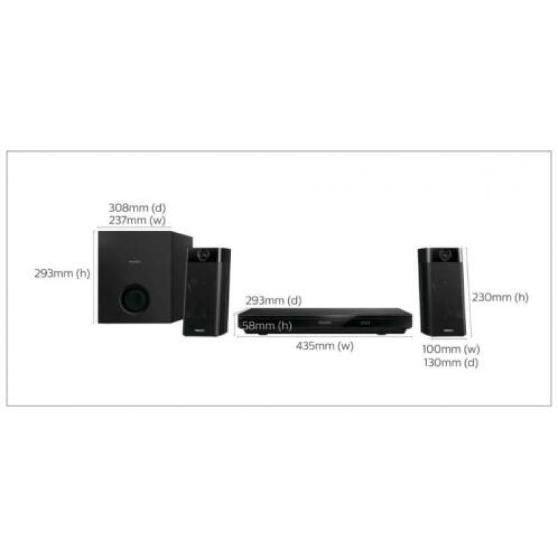 Philips 2.1 3D Blu-ray home cinema