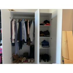 Kledingkast wit dombas ikea