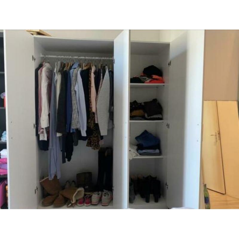 Kledingkast wit dombas ikea